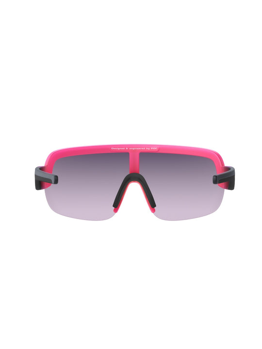 Załaduj obraz do przeglądarki galerii, Okulary rowerowe POC Aim - Fluo. Pink/Ur. Black Transl. - Clarity Road Gold Mirror cat.3
