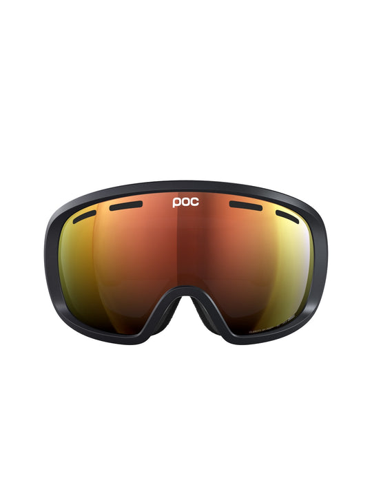 Załaduj obraz do przeglądarki galerii, Gogle narciarskie POC Fovea Wide Fit - Ura. Black/Pt. Sunny Orange