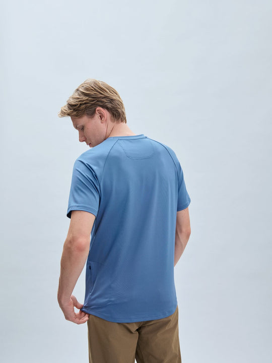 Załaduj obraz do przeglądarki galerii, Koszulka rowerowa POC M's Reform Enduro Tee blue - Calcite Blue