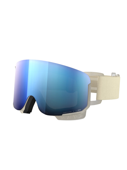 Załaduj obraz do przeglądarki galerii, Gogle narciarskie POC Nexal - Raw White/Pt. Sunny Blue