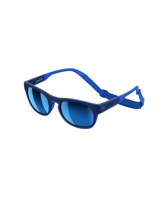 Załaduj obraz do przeglądarki galerii, Okulary przeciwsłoneczne POC Evolve -Lead Blue/Fluo Blue/Clarity POCito/Sunny Blue Cat.3
