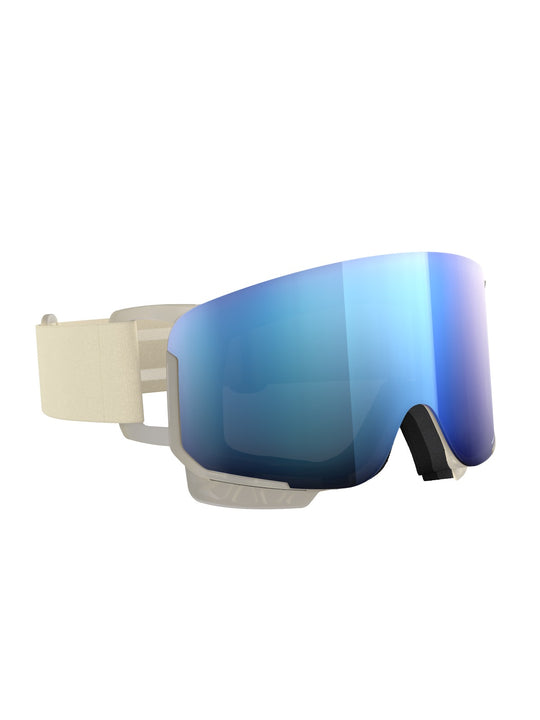 Załaduj obraz do przeglądarki galerii, Gogle narciarskie POC Nexal - Raw White/Pt. Sunny Blue