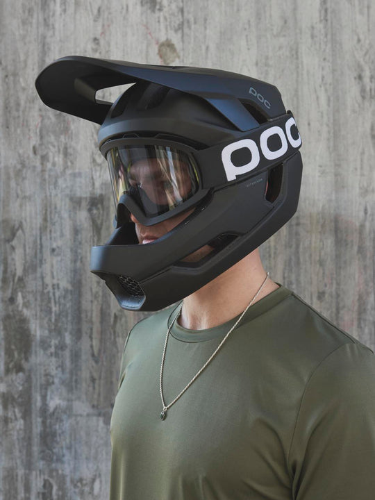 Załaduj obraz do przeglądarki galerii, Kask rowerowy POC OTOCON - Ur. Black Matt