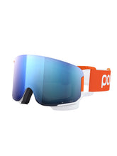 Załaduj obraz do przeglądarki galerii, Gogle narciarskie POC Nexal Clarity Comp - Fluo. Orange/Hyd. White/Spektris Blue Cat 2