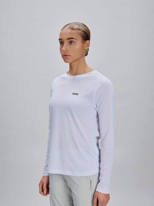 Załaduj obraz do przeglądarki galerii, Koszulka rowerowa POC W's Motion Air L/S Jersey - Hyd. White