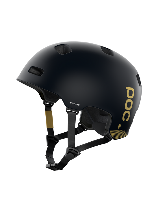 Załaduj obraz do przeglądarki galerii, Kask rowerowy POC CRANE MIPS FABIO ED - Ur. Black Matt/Gold