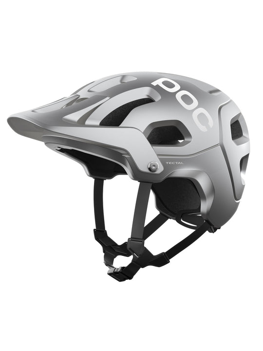 Załaduj obraz do przeglądarki galerii, Kask rowerowy POC Tectal - Arg. Silver Matt