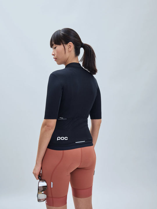 Załaduj obraz do przeglądarki galerii, Koszulka rowerowa POC W's Thermal Lite Jersey - Uran. Black