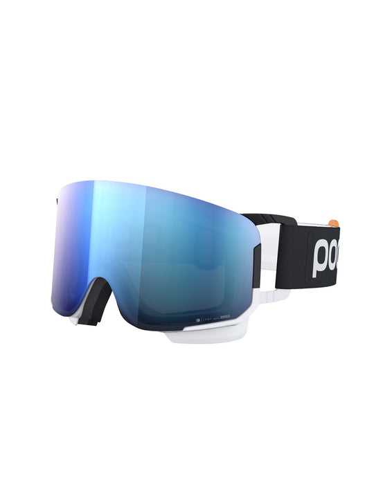 Załaduj obraz do przeglądarki galerii, Gogle narciarskie POC Nexal Mid Clarity Comp + - Uran. Black/Hyd. White/Spektris Blue Cat 2
