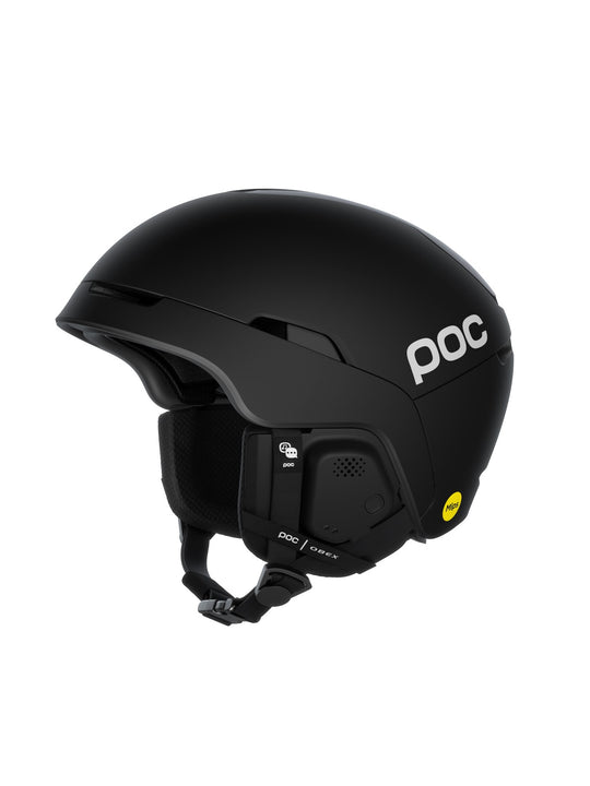 Załaduj obraz do przeglądarki galerii, Kask narciarski POC OBEX MIPS COMMUNICATION - Ura. Black Matt