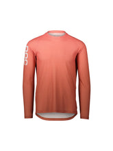 Załaduj obraz do przeglądarki galerii, Koszulka rowerowa POC M's Essential MTB Lite LS Jersey - Gradient Ammolite Coral