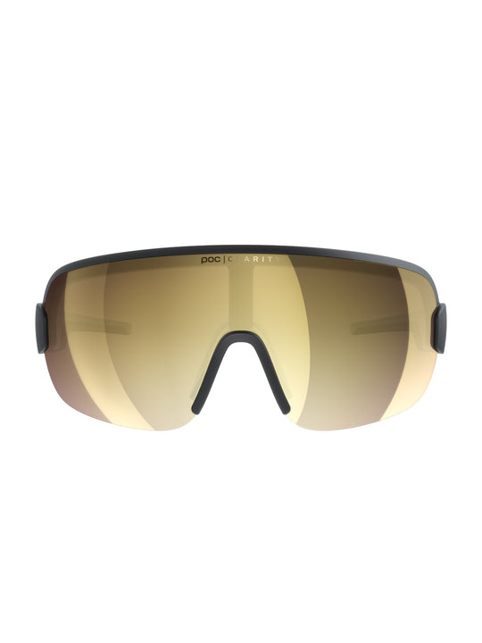 Załaduj obraz do przeglądarki galerii, Okulary rowerowe POC AIM - Ur. Black/Clarity Road/Partly Sunny Gold Cat.2