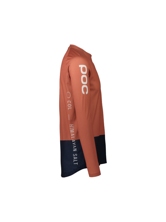 Załaduj obraz do przeglądarki galerii, Koszulka rowerowa POC MTB Pure LS Jersey - Himalayan Salt/Turmaline Navy
