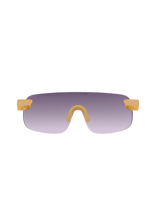 Załaduj obraz do przeglądarki galerii, Okulary rowerowe POC Elicit - Cerussite Kashima Translucent - Clarity Road | Violet/Silver Mirror Cat 3