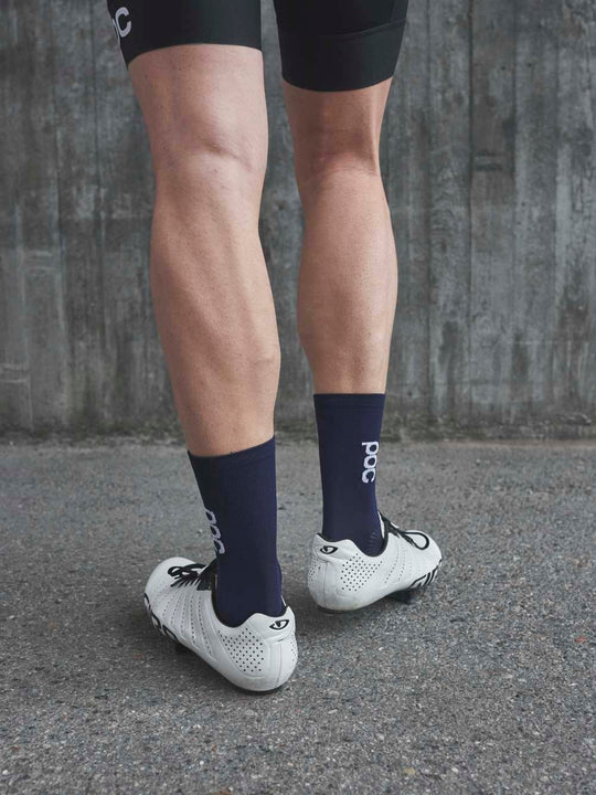 Załaduj obraz do przeglądarki galerii, Skarpety rowerowe POC SOLEUS LITE LONG Sock - Turmaline Navy