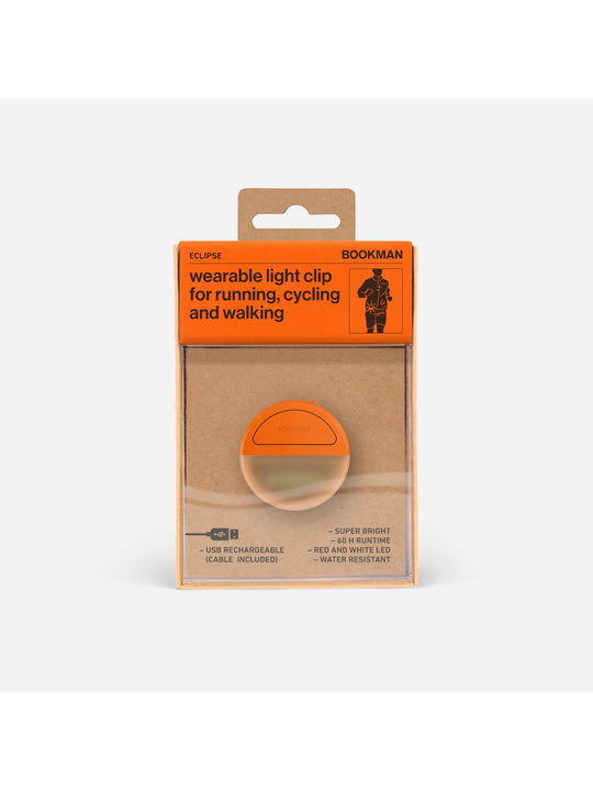 Załaduj obraz do przeglądarki galerii, Lampka rowerowa BOOKMAN Eclipse pomarańczowy