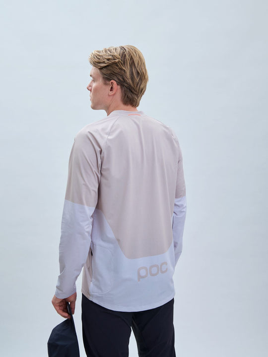 Załaduj obraz do przeglądarki galerii, Koszulka rowerowa POC M's Essential MTB LS Jersey - Light Sandstone Beige