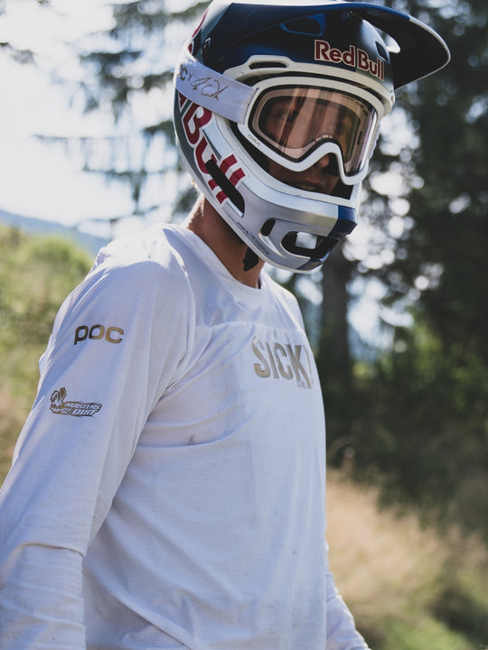 Załaduj obraz do przeglądarki galerii, Gogle rowerowe POC ORA CLARITY FABIO ED. - Hydr. White/Gold