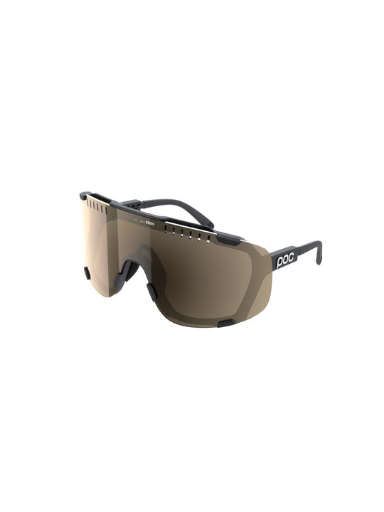 Załaduj obraz do przeglądarki galerii, Okulary rowerowe POC Devour Wide Fit - Ur. Black/Clarity Trail/Partly Sunny Silver