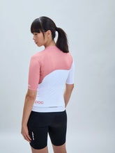 Załaduj obraz do przeglądarki galerii, Koszulka rowerowa POC W's Essential Road Jersey Print -Hydr. White/Rock Salt