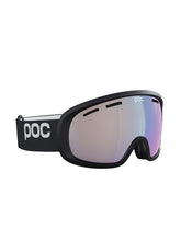 Załaduj obraz do przeglądarki galerii, Gogle narciarskie POC Fovea Mid Photochromic Wide Fit - Ura. Black/Photochromic/Changeable Sky Blue