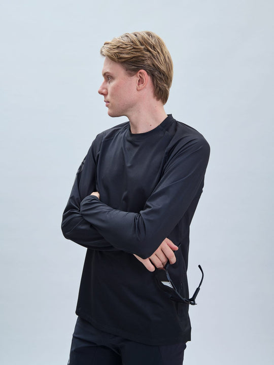 Załaduj obraz do przeglądarki galerii, Koszulka rowerowa POC M's Essential MTB LS Jersey - Ur. Black
