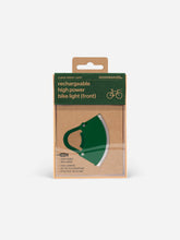 Załaduj obraz do przeglądarki galerii, Lampka rowerowa BOOKMAN Curve Front Light 220lm zielony