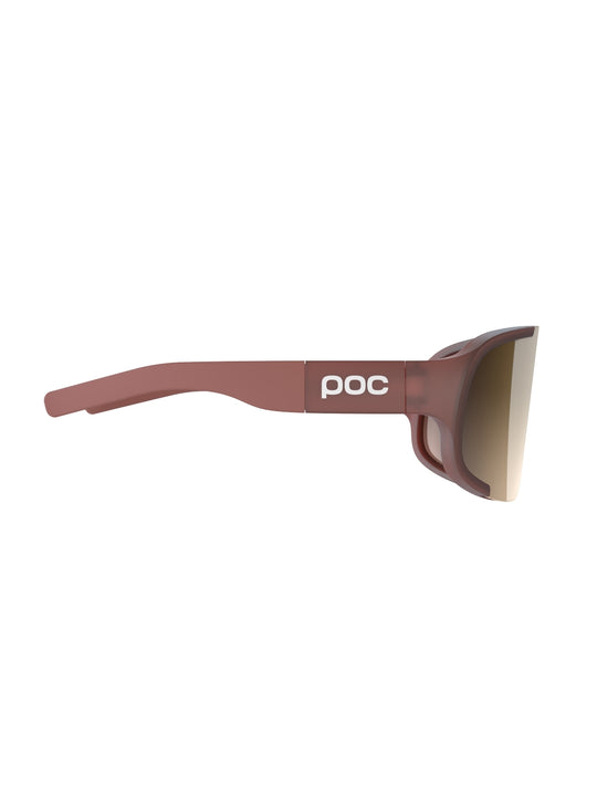 Załaduj obraz do przeglądarki galerii, Okulary rowerowe POC Aspire Mid - Himalayan Salt Translucent - Clarity Trail | Brown/Silver Mirror Cat 2
