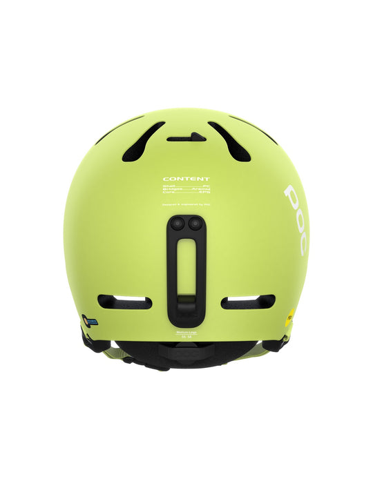 Załaduj obraz do przeglądarki galerii, Kask narciarski POC Fornix MIPS - Lemon Calcite Matt