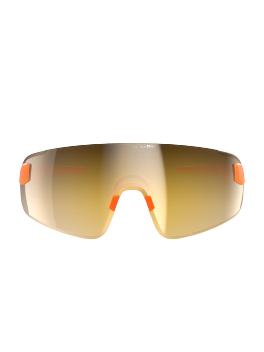 Załaduj obraz do przeglądarki galerii, Okulary rowerowe POC Elicit Toric - Fluo. Orange Translucent/Clarity Road/Partly Sunny Gold