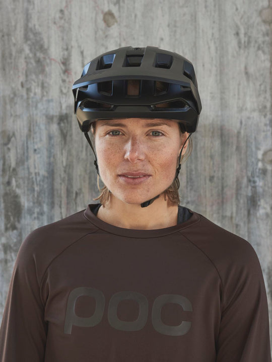 Załaduj obraz do przeglądarki galerii, Kask rowerowy POC KORTAL - Ur. Black/Opal Blue Metallic/Matt