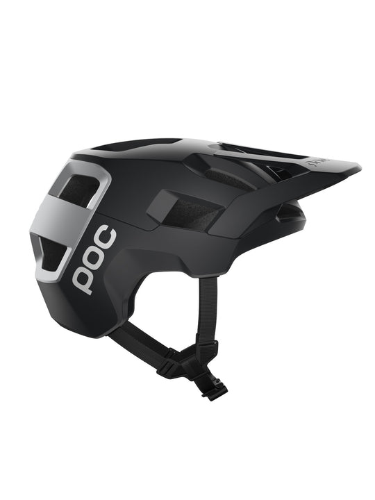 Załaduj obraz do przeglądarki galerii, Kask rowerowy POC Kortal - Uran. Black/Arge. Silver Matt