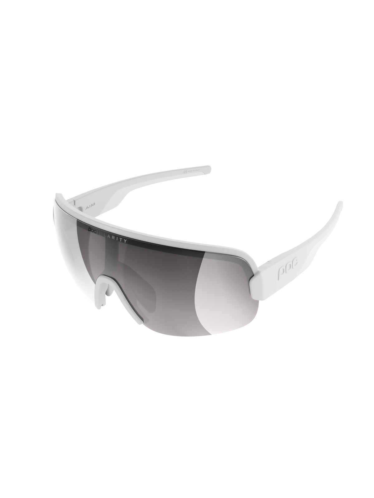 Okulary POC AIM - Hydr. White - Clarity ROAD Violet/Silver Mirror Cat 3