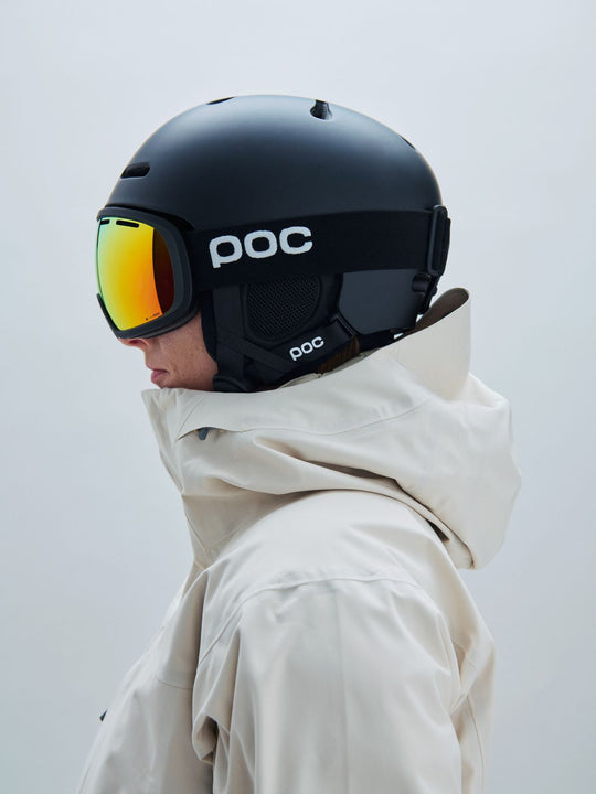 Załaduj obraz do przeglądarki galerii, Gogle narciarskie POC Fovea - Ur. Black|Pt. Sunny Orange Cat 2