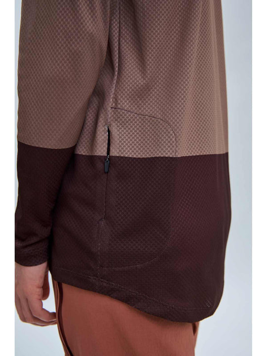 Załaduj obraz do przeglądarki galerii, Koszulka rowerowa POC W's MTB Pure LS Jersey - Jasper Brown/Axinite Brown