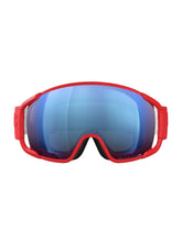 Załaduj obraz do przeglądarki galerii, Gogle narciarskie POC Zonula Wide Fit - Prismane Red/Partly Sunny Blue