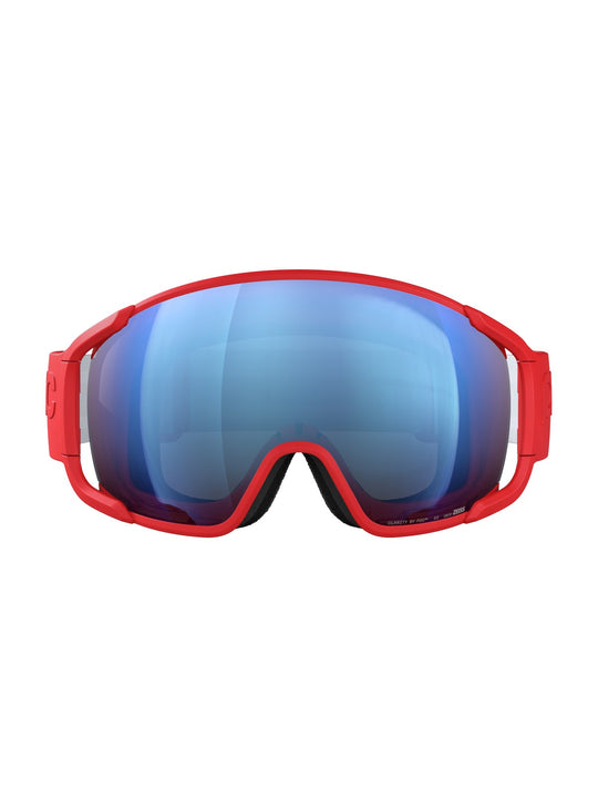 Załaduj obraz do przeglądarki galerii, Gogle narciarskie POC Zonula Wide Fit - Prismane Red/Partly Sunny Blue