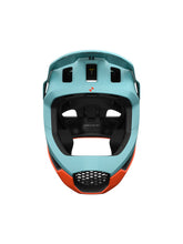 Załaduj obraz do przeglądarki galerii, Kask rowerowy POC Otocon Race MIPS - Indi. Blue Matt/Carnelian Orange Matt