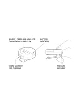 Załaduj obraz do przeglądarki galerii, Lampka rowerowa BOOKMAN Eclipse niebieski