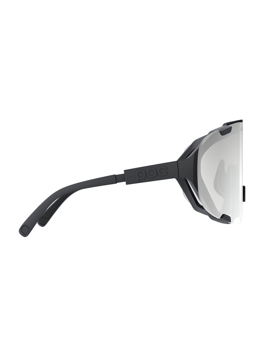 Załaduj obraz do przeglądarki galerii, Okulary rowerowe POC Devour Photochromic - Translucent Black/Clarity Photochromic/Changeable Grey