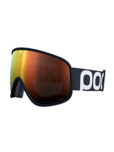 Załaduj obraz do przeglądarki galerii, Gogle narciarskie POC Vitrea Wide Fit - Apatite Navy/Pt. Sunny Orange