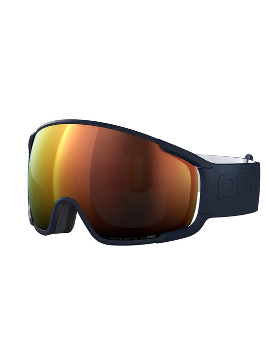 Załaduj obraz do przeglądarki galerii, Gogle narciarskie POC Zonula - Apatite Navy/Pt. Sunny Orange