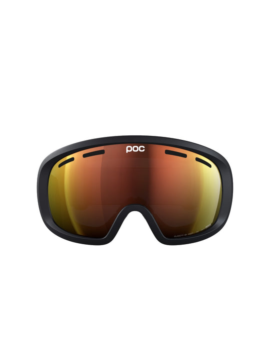 Załaduj obraz do przeglądarki galerii, Gogle narciarskie POC Fovea Mid Wide Fit - Ura. Black/Pt. Sunny Orange