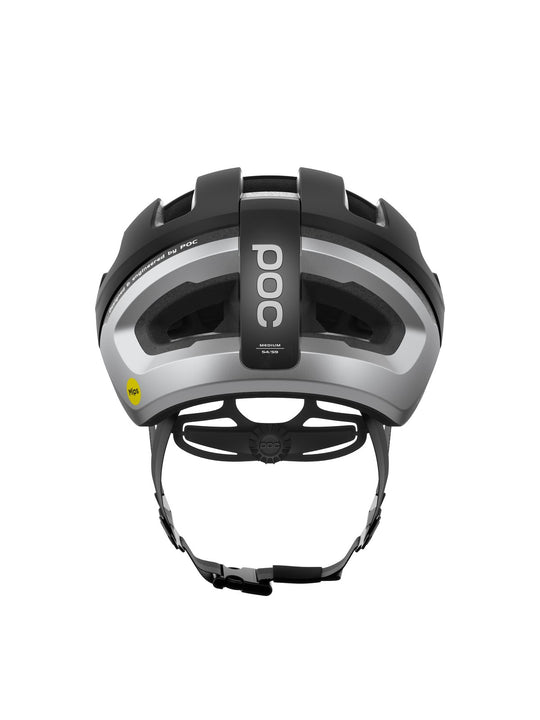 Załaduj obraz do przeglądarki galerii, Kask rowerowy POC Omne Air Resistance MIPS - Uran. Black/Argentite Silver Matt