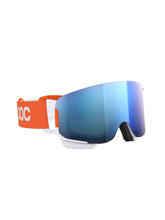 Załaduj obraz do przeglądarki galerii, Gogle narciarskie POC Nexal Mid Clarity Comp - Fluo. Orange/Hyd. White/Spektris Blue Cat 2
