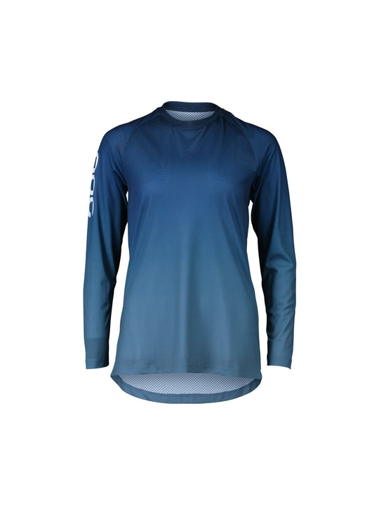 Załaduj obraz do przeglądarki galerii, Koszulka rowerowa POC W's Essential MTB Lite LS Jersey - Gradient Turmaline Navy