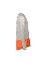 Załaduj obraz do przeglądarki galerii, Koszulka rowerowa POC MTB Pure LS Jersey - Granite Grey/Zink Orange