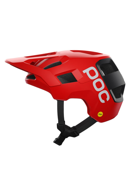 Załaduj obraz do przeglądarki galerii, Kask rowerowy POC Kortal Race MIPS - Pris. Red Matt/Ur. Black Matt