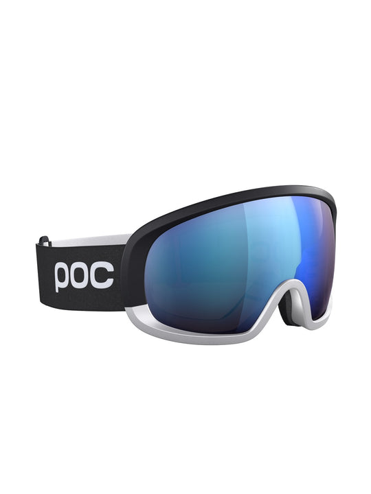 Załaduj obraz do przeglądarki galerii, Gogle narciarskie POC Fovea Mid Race - Ur. Black|Argentite Silver|Pt. Sunny Blue Cat 2