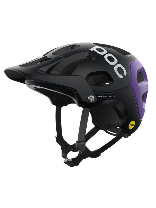 Załaduj obraz do przeglądarki galerii, Kask rowerowy POC TECTAL RACE MIPS - Ur. Black/Sap. Purple Metallic/Matt